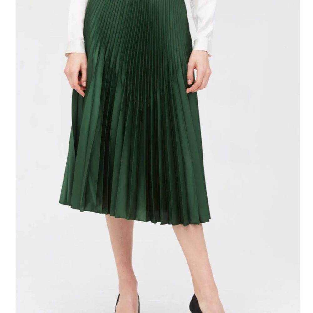 Lilysilk platted skirt